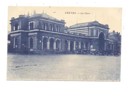 5500 TRIER, Bahnhof, Taxen, franz. Besatzungszeit