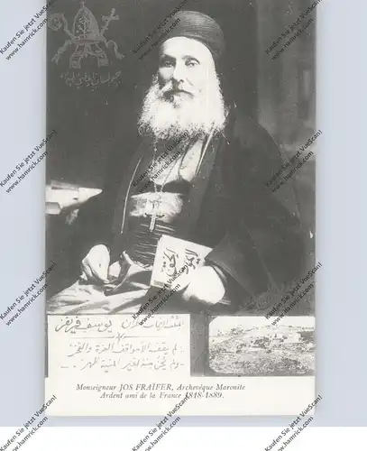 RELIGION - Christentum - Maroniten, Erzbischof / Archeveque Jos Fraifer
