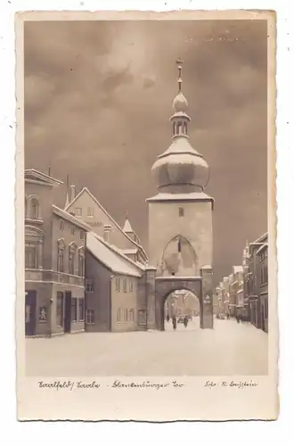 0-6800 SAALFELD, Blankenburger Tor im Schnee, 193..