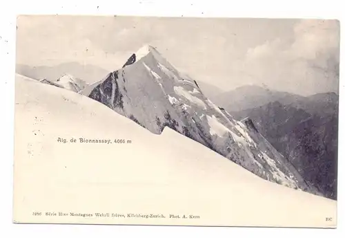 F 74310 LES HOUCHES, Aiguille de Bionnassay, Frontier Italia - France