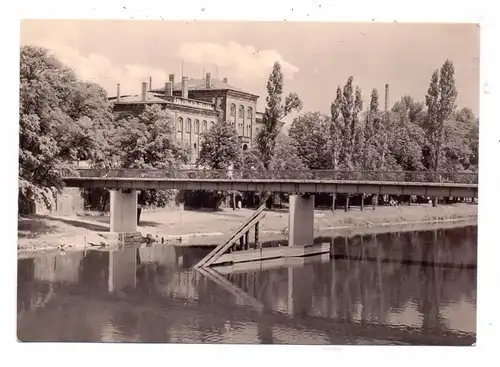 0-4850 WEISSENFELS, Brücke der DSF, Bahnhof, 1963