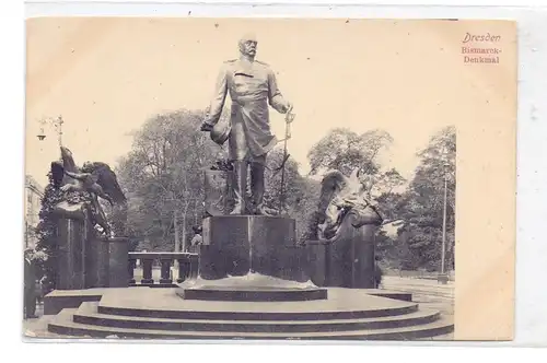 0-8000 DRESDEN, Bismarck - Denkmal, Hugo Engler