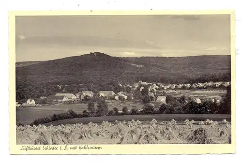 4934 SCHIEDER - SCHWALENBERG, Panorama Schieder, 1951