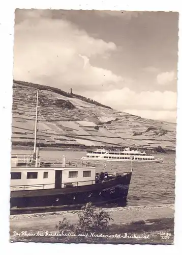 BINNENSCHIFFE - RHEIN, Frachtschiff, Reederei Braunkohle GmbH "KÖLN", 195...