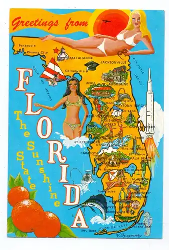 LANDKARTEN / MAPS - FLORIDA