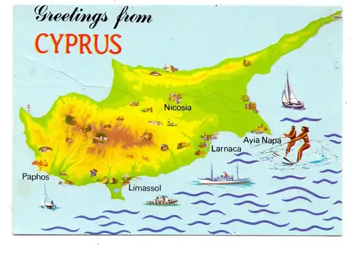 LANDKARTEN / MAPS - CYPRUS
