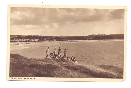 UK - CHANNEL ISLANDS - GUERNSEY - VAZON BAY, round corner