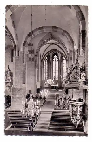 4950 MINDEN, Martinikirche, Innenansicht, 1957