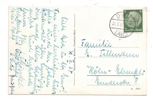 6252 DIEZ - BALDUINSTEIN, Lahnpartie, Schloß Schaumburg, 1933