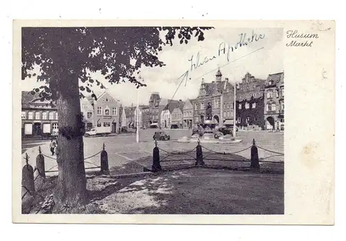 2250 HUSUM, Markt, Oldtimer, 1944
