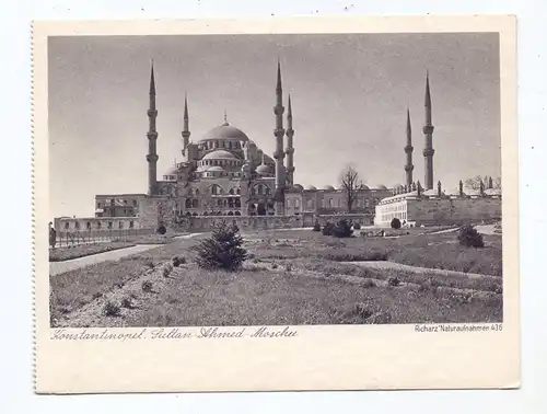 TR - KONSTANTINOPEL / ISTANBUL, Sultan Ahmed Moschee / Mosque, 30er Jahre, keine AK-Einteilung