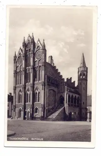 0-3504 TANGERMÜNDE, Rathaus, 1934