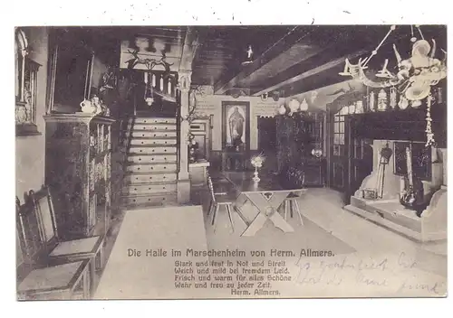 2856 HAGEN - RECHTENFLETH, Hermann Allmers , Marschenheim