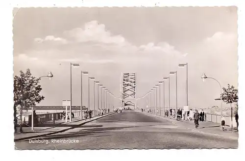 4100 DUISBURG, Rheinbrücke, 1953