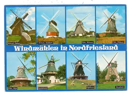 WINDMÜHLEN / Mills / Molen / Moulin - NORDFRIESLAND