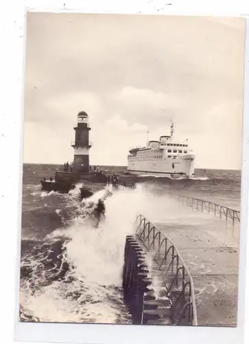 FÄHREN / Ferry - Rostock-Warnemünde, "Warnemünde", Leuchtturm / Lighthouse / Phare / Vuurtoren / Fyr / Faro