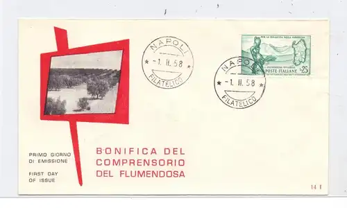 ITALIA, 1958, Unificato 826, Flumendosa