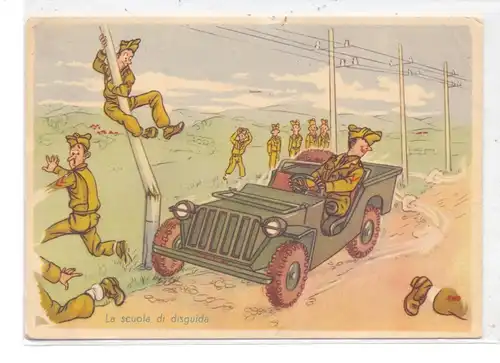 MILITÄR - HUMOR, Italia, 1950