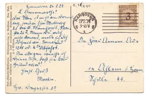 KINDER - Künstler-Karte Rud. Schaefer, 1924