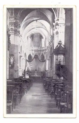 F 59360 LE CATEAU, Inneres der Garnisonskirche, 1915, Deutsche Feldpost, Eisenbahn Baukompanie 18