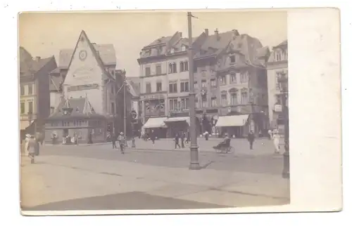 6500 MAINZ, Marktplatz, "Zur Naehkist" Davidstern, Photo-AK