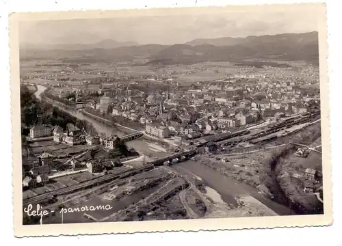 SLOVENIJA - CELJE, Bahnhof / Station / La Gare, Panorama, 1955