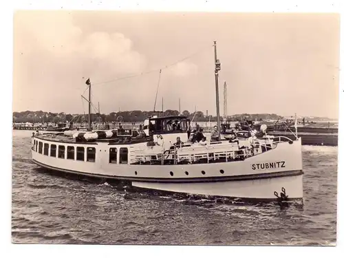 0-2300 STRALSUND, Weisse Flotte, M.S. STUBNITZ, 1963