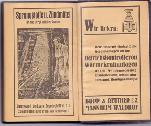 BAEDEKERS Bergkalender, Band II, 1930, 257 Seiten, sehr gute Erhaltung