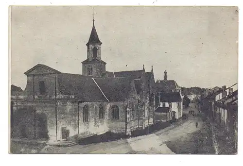 MILITÄR - 1.Weltkrieg, Frankreich / Champagne, Dorfansicht, deutsche Feldpost, 1916