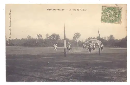 REITSPORT - POLO, Mortefontaine, 1907,