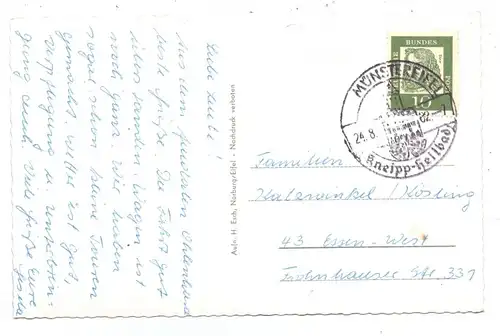 5488 ADENAU - OHLENHARD, Panorama, aptierter Stempel Münstereifel