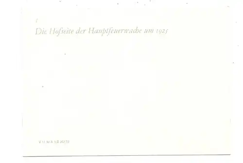 FEUERWEHR - Hauptfeuerwache, repro