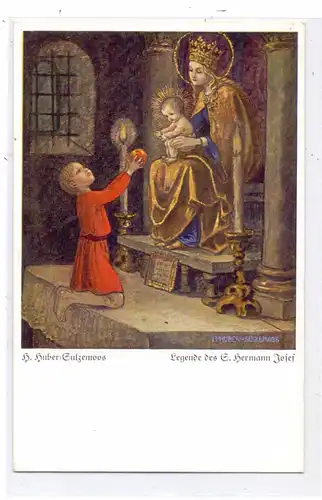 KÜNSTLER / ARTIST - HUBER - SULZEMOOS, "Legende des S. Hermann-Josef", Verlag Huber München