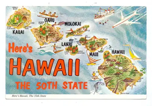 LANDKARTEN / MAPS - HAWAII