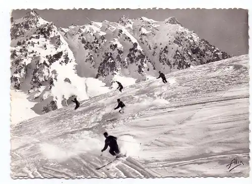 WINTERSPORT - SKILAUFEN, La Mongie / F, 1965