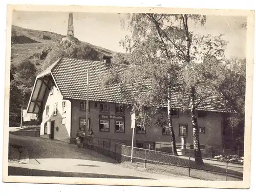 7869 SCHÖNAU / Schwarzwald, Schlageter, Albert Leo, Geburtshaus und Denkmal, 1939