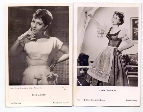 FILM STARS - SONJA ZIEMANN, 2 AK