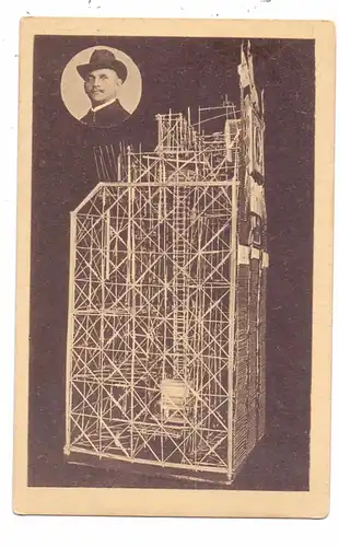 KUNSTUHR, aus Strohhalmen gefertigt, Clock, made from drinking straws, Lehrke - Goslar