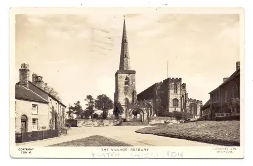UK - ENGLAND - CHESHIRE - ASTBURY, The Village, 1950