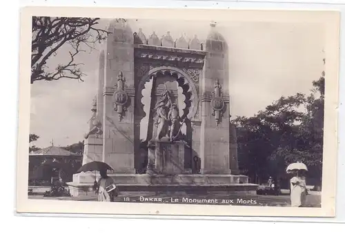 SENEGAL - DAKAR, Le Monument aux morts