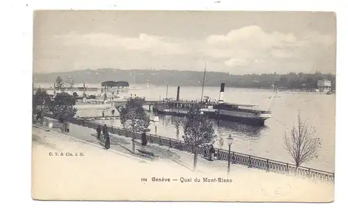 BINNENSCHIFFE - LAC LEMAN / GENFER SEE, "CYGNE", ca. 1905