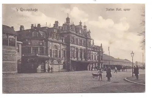 BAHNHOF / Station / Stazione / La Gare - s'Gravenhage, Station Holl. spoor, 1909