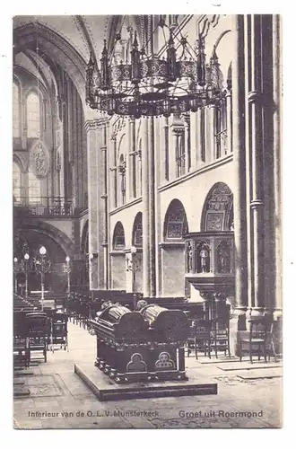 NL - LIMBURG - ROERMOND, Munsterkerk, interieur, 1908