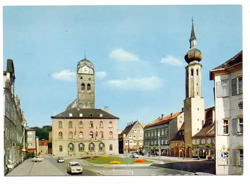 8058 ERDING, Schrannenplatz, Sparkasse