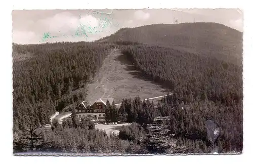 7580 BÜHL - UNTERSTMATT, Höhenhotel, Landpoststempel in grün, 1959