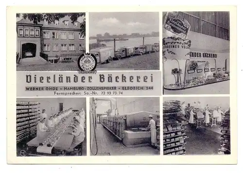BERUFE - BÄCKER / Baker / Boulanger / Bakker - Vierländer Bäckerei Hamburg - Zollenspieker, kl. Druckstelle