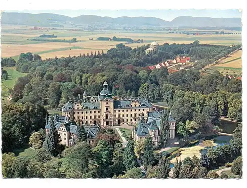 3062 BÜCKEBURG, Schloß, Luftaufnahme, 1960