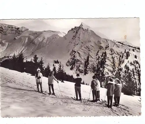 F 74100 SUPER MORZINE, Pistes de Ski et Pointe de Ressacheux