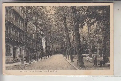 F 03200 VICHY, Le Boulevard des Etats Unis, 1935