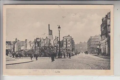 F 59000 LILLE, Zerstörungen 1.Weltkrieg